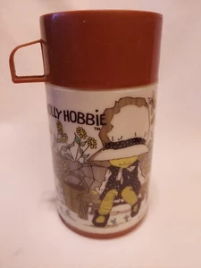 Vintage 1973 Holly Hobbie Aladdin Thermos (no lunchbox) Brown - Picture 1 of 12