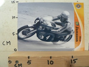 BORJE JANSSON MAICO 4 & HENK VAN KESSEL KREIDLER 3 SIGNATURE CARD MOTO ASSEN 