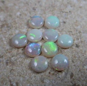 Australian White Opal cabochons | Buy Australian Opals for jewellery makin - Picture 1 of 11