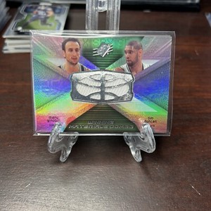 2008-09 SPx Winning Materials Combo Manu Ginobili Tom Duncan San Antonio Spurs