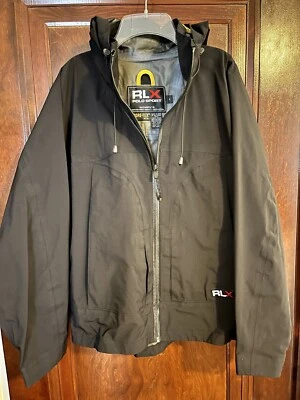 Ralph Lauren RLX Polo Sport GORE-TEX Chaqueta de Esquí Negra Para Mujer Talla Grande Ventilación Foto 1 de 4