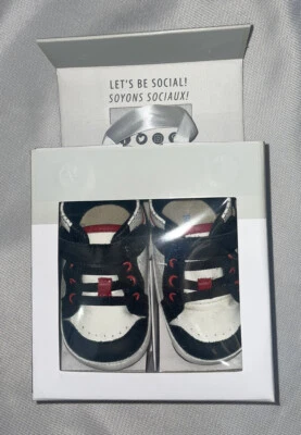 Nuevos Zapatos Robeez First Kicks Talla 6-9 Meses Rojo/Negro/Blanco Foto 1 de 4