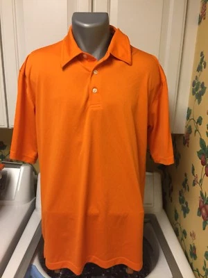 Camisa polo de golf SLAZENGER para hombre naranja grande poliéster Foto 1 de 4