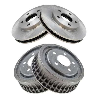 Front & Rear Brake Rotors Set Fits Buick Chevrolet Oldsmobile Pontiac - Image 1 of 4
