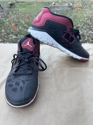 Air Jordan Flight Flex Trainer 2 768911-001 Negro/Rojo Gimnasio/Blanco EE. UU. 9,5 – (Sin Caja Foto 1 de 4