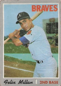 Topps Felix Millan #710 1970 bueno (arrugado) - Imagen 1 de 2