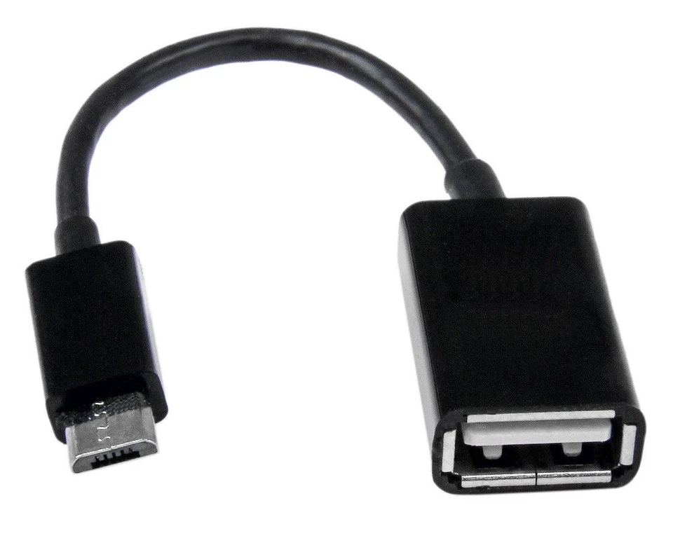 USB OTG Host Adapter Kabel Micro USB Stecker Typ B auf USB Buchse Typ A - Bild 1 von 2