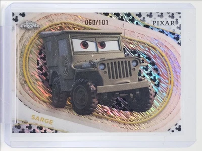 SARGE 2025 TOPPS CHROME DISNEY PIXAR BLACK WHITE MICKEY SHIMMER /101 Q2091 - Bild 1 von 2