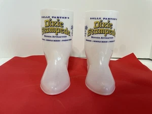 Dolly Parton’s Dixie Stampede 2008 Bota Forma Recuerdo Tazas Pepsi Cola Par - Imagen 1 de 9