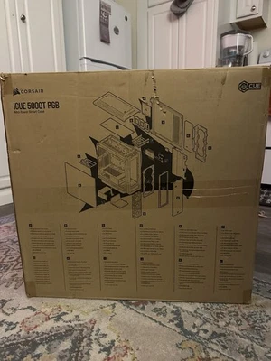 Corsair iCUE 5000T Mid Tower Case Black - Image 1 of 4