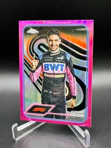 2024 Esteban Ocon Pink Refractor 60/75 Topps Chrome #9 Formula 1 F1 - Picture 1 of 2