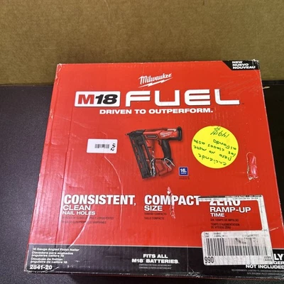 Milwaukee 2841-20 18V 16-Gauge Nail Gun Z181 - Image 1 of 4