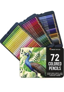 Zenacolor Buntstifte Set 72 Professionelles Buntstifte - Bleistifte Für Malbüche - Bild 1 von 8