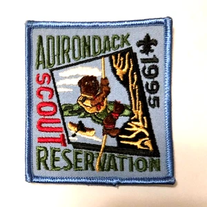 BSA Pfadfinder Adirondack Scout Reservation Sammlerstück 1995 Camp Patch - Bild 1 von 2