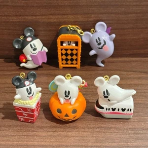 Tokyo Disney Resort Halloween 2021 Ghost Charm Pumpkin Mickey Mouse 6 Pieces Set - Picture 1 of 5