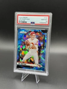 2024 PANINI PRIZM JOE MONTANA BLUE ICE /99 PSA 10 GEM MT ๐ฅ - Picture 1 of 2