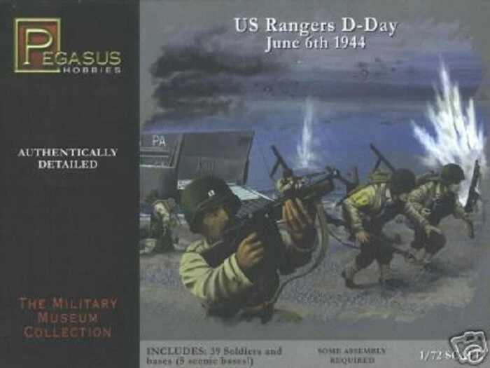 PEGASUS 1/72 US Rangers D-Day 39 pies PGS7351 Foto 1 de 1