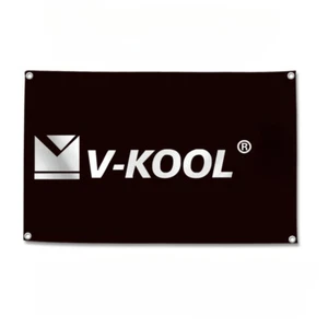 V-KOOL Garage Wall Car motorcycle Racing Show Auto repair shop Banner Flag - Picture 1 of 13
