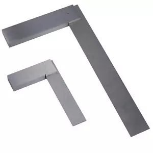 3 + 12 Zoll Ingenieur Tri Set quadratisch rechter Winkel gerade Kante Edelstahl - Bild 1 von 6