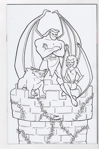 Gargoyles #1 Dan Parent Black/White Variant NM w/ COA - Limited to 300 Copies - Picture 1 of 5
