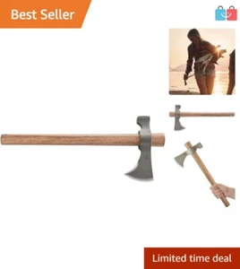 RMJ Tactical Chogan Tomahawk: 3.5" Blade, Forged Carbon Steel & Hickory Handle - Picture 1 of 9