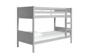 Habitat Detachable Bunk Bed Frame Grey Sturdy and Space-Saving Bedroom Solution - Picture 1 of 14