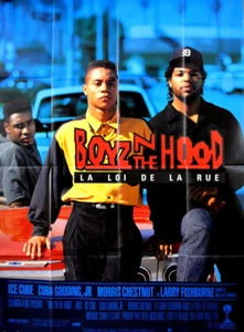 Ice Cube Cuba Gooding Jr BOYZ N THE HOOD John Singleton 1991 PÓSTER FRANCÉS 47x63 - Imagen 1 de 1