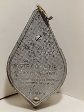 Vintage THE IRWIN Co, Strait-Line Chalk Line Reel Plumb Bob