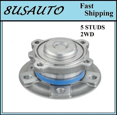 Conjunto de rolamento de cubo de roda dianteira compatível com BMW 340I 2016/428I e 435i 2014-2016 2WD - Imagem 1 de 3