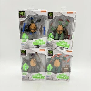 TMNT 40th Anniversary Original Sketch Ninja Turtles Figure SET Lot 4 Playmates - Picture 1 of 24