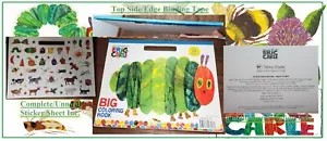 The World Of Eric Carle Big Coloring Book Complete W Sticker Sheet Clean Pages - Foto 1 di 12