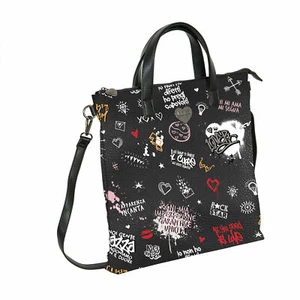 SHOPPER BAG MINIPA' ECOPELLE LE PANDORINE SEVEN NERO - Imagen 1 de 2