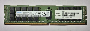CISCO 32GB 2RX4 PC4-2400T DDR4-2400MHZ RDIMM Server Memory RAM UCS-MR-1X322RV-A - Picture 1 of 3