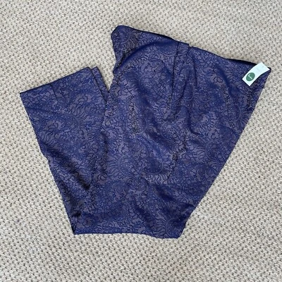 BODEN Lydia Lace Overlay Jacquard Party Ankle Trousers Pants Blue BNWT Size 20L - Image 1 of 4