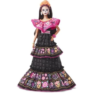 Barbie 2021 Female Dia De Los Muertos Day of The Dead Doll Mattel Ready To Ship - Picture 1 of 2