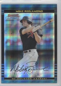 2002 Bowman Chrome X-Fractor /250 Mike Rosamond #171 Rookie RC
