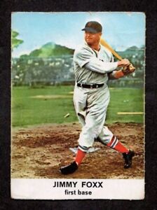 1961 Golden Press Hall Of Fame Card #22 Jimmie Foxx HOF Boston Red Sox VG *bn