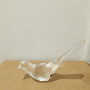 Vintage Fenton Peace Bird/Dove Figurine~ Frosted Glass - Picture 1 of 7