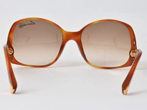 Authentic Louis Vuitton Women's Gina Square Brown Plastic Sunglasses Z0053WN - Picture 1 of 12