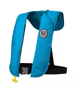 Mustang Survival MIT 70 Manual Inflatable PFD Azure Blue - Md4031-268-0-202 - Picture 1 of 3