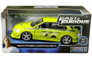 Jada Toys Fast and Furious Brian's Mitsubishi Lancer Evolution VII 1/24 Diecast