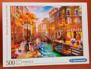 Clementoni Puzzle 500 komplett, Sunset over Venice, Venedig D. Davison # 35063 - Bild 1 von 3