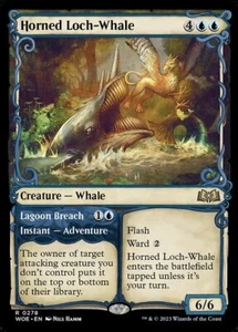 MTG HORNED LOCH-WHALE 278 EXC - BALENA CORNUTA DEL LOCH - WOE X EN - MAGIC - Picture 1 of 1