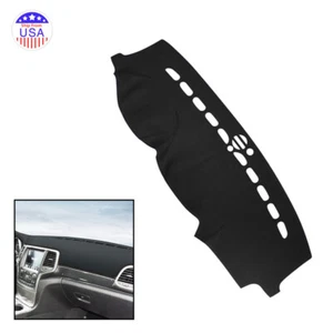 Leather Dash Mat Dashboard Mat Brown Line For Jeep Grand Cherokee 2011-2017 - Picture 1 of 10