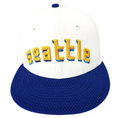 Seattle Mariners Men's New Era 59Fifty Cap Size 7 3/8 - Image 1 of 2