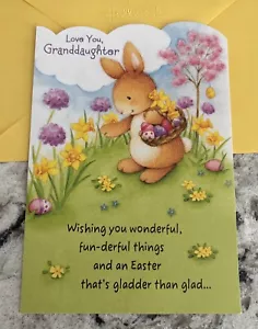 Happy Easter ๐ฃ Love You, GRANDDAUGHTER Special 5โx7โ Hallmark Greeting Card - Picture 1 of 11