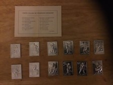 1987 Topps Gallery of Champions Aluminum Baseball Set (12) Factory Sealed