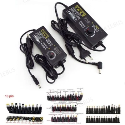 AC DC Adjustable Power Supply Adapter wall charger led display 18v 2A 3A 5A CB1 - Image 1 of 4