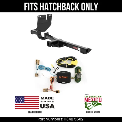 Enganche de remolque Nissan Versa 07-12 con cableado de 4 pines ajuste hatchback curva 2 k 1,25" Foto 1 de 3