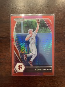 Robby Martin 2021 Panini Prizm Draft Picks Prospect #PDP198 Red  Prizm